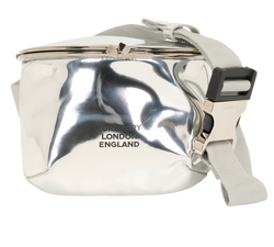 Burberry Belt Bag, Patent, Silver, MII, 3*